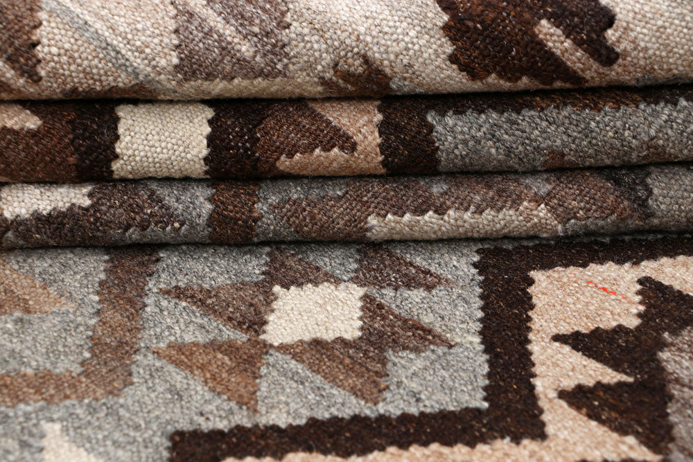 Multi Colored Kilim 5' 1 x 6' 7 - No. 66624 - ALRUG Rug Store