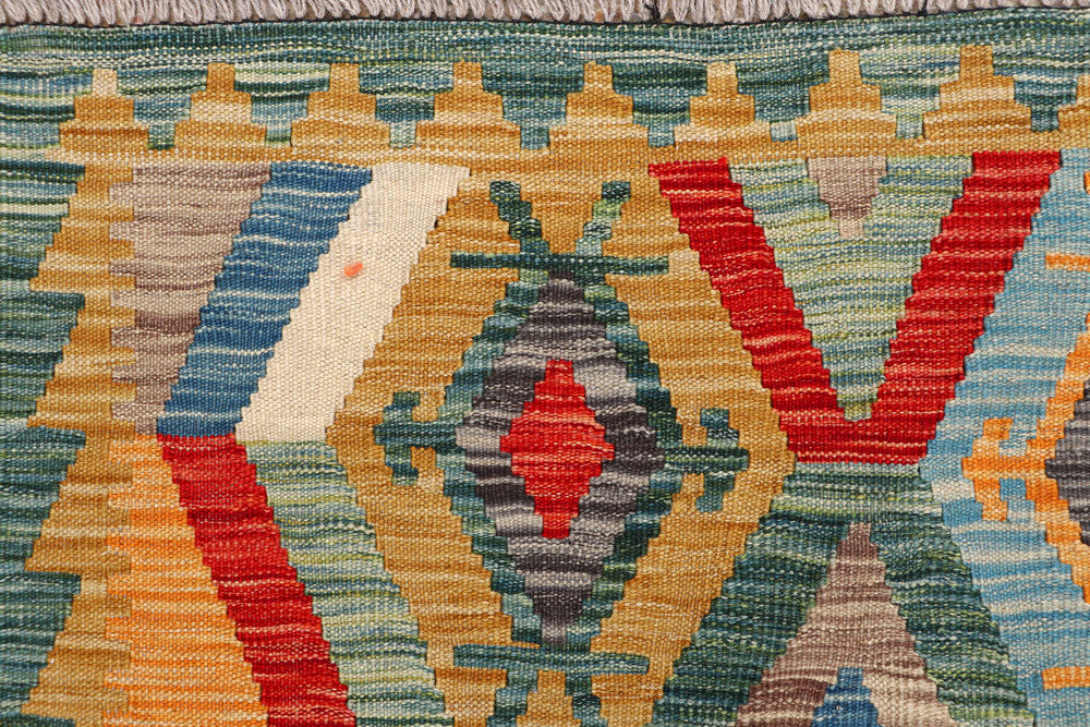 Multi Colored Kilim 5' 1 x 6' 8 - No. 66626 - ALRUG Rug Store