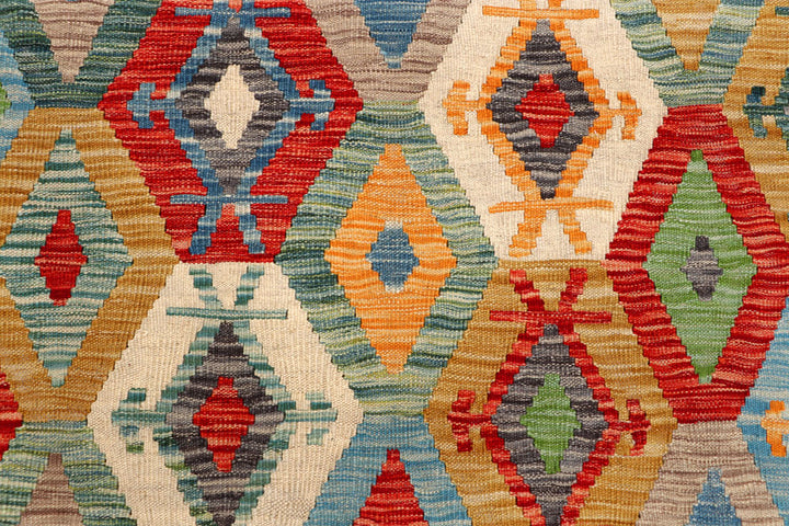 Multi Colored Kilim 5' 1 x 6' 8 - No. 66626 - ALRUG Rug Store