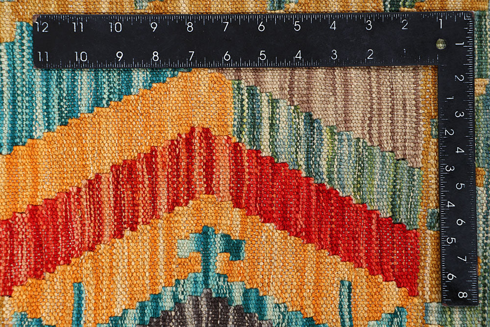 Multi Colored Kilim 5' 1 x 6' 8 - No. 66626 - ALRUG Rug Store