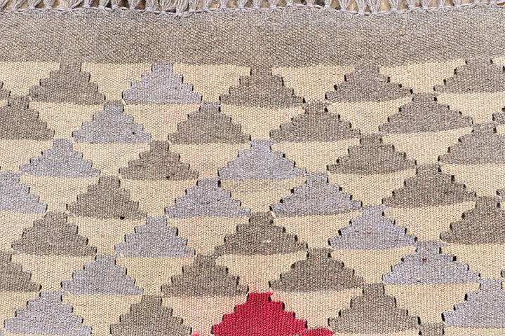 Multi Colored Kilim 4' 5 x 6' 6 - No. 66627 - ALRUG Rug Store