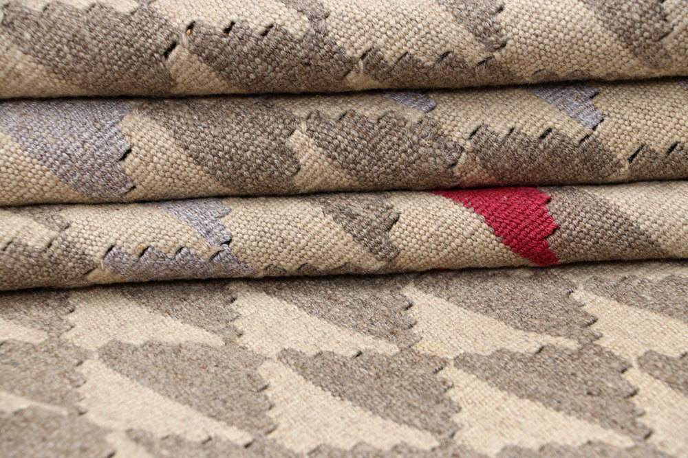 Multi Colored Kilim 4' 5 x 6' 6 - No. 66627 - ALRUG Rug Store