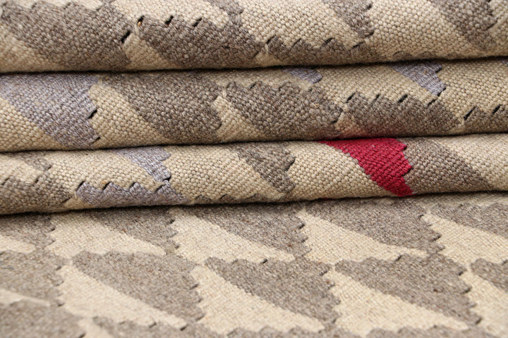 Multi Colored Kilim 4' 5 x 6' 6 - No. 66627 - ALRUG Rug Store