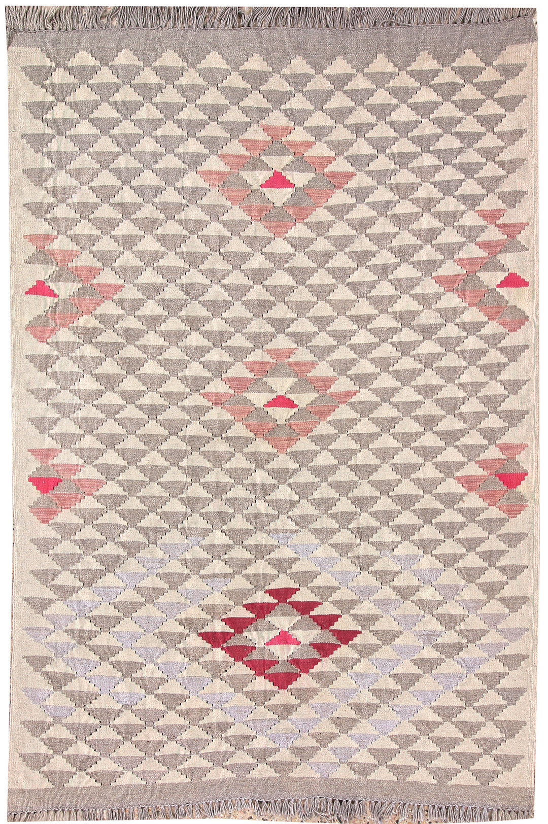 Multi Colored Kilim 4' 5 x 6' 6 - No. 66627 - ALRUG Rug Store