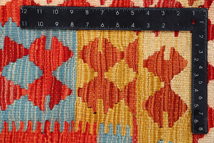 Multi Colored Kilim 4' 9 x 6' 4 - No. 66629 - ALRUG Rug Store