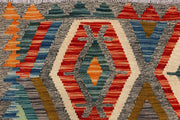 Multi Colored Kilim 4' 10 x 6' 5 - No. 66631 - ALRUG Rug Store