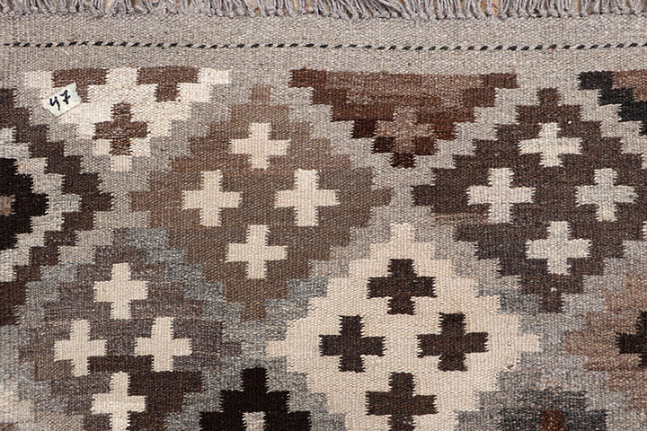 Multi Colored Kilim 5' 2 x 6' 10 - No. 66632 - ALRUG Rug Store