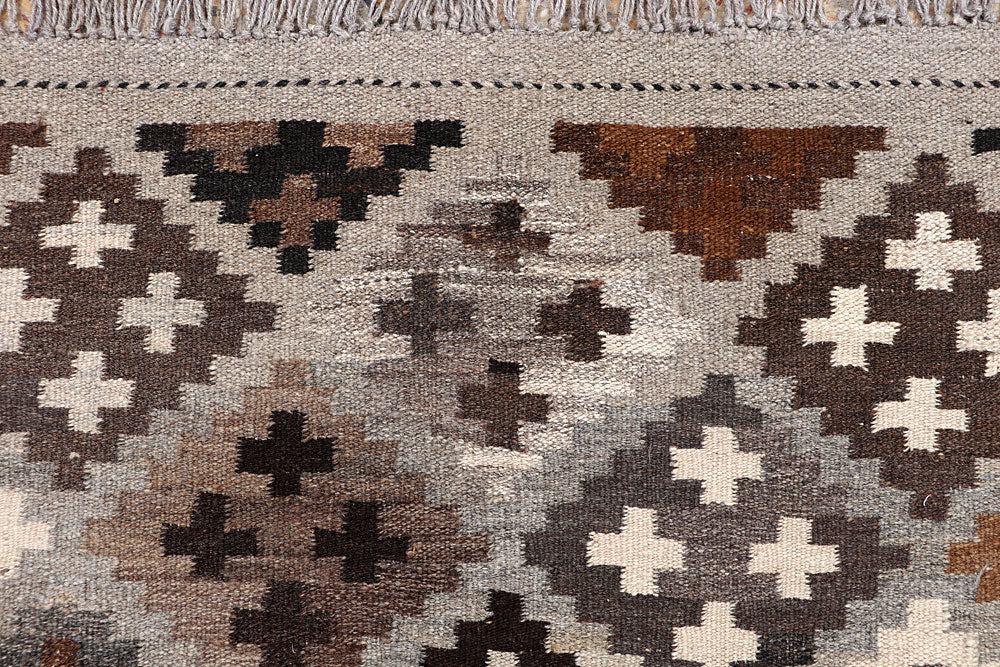 Multi Colored Kilim 5' 2 x 6' 10 - No. 66632 - ALRUG Rug Store