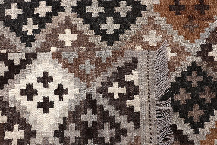 Multi Colored Kilim 5' 2 x 6' 10 - No. 66632 - ALRUG Rug Store