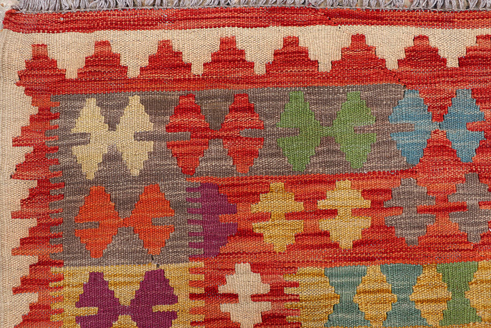 Multi Colored Kilim 5' x 6' 6 - No. 66633 - ALRUG Rug Store