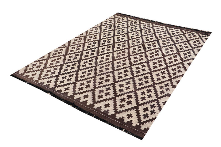 Multi Colored Kilim 4' 9 x 6' 4 - No. 66634 - ALRUG Rug Store