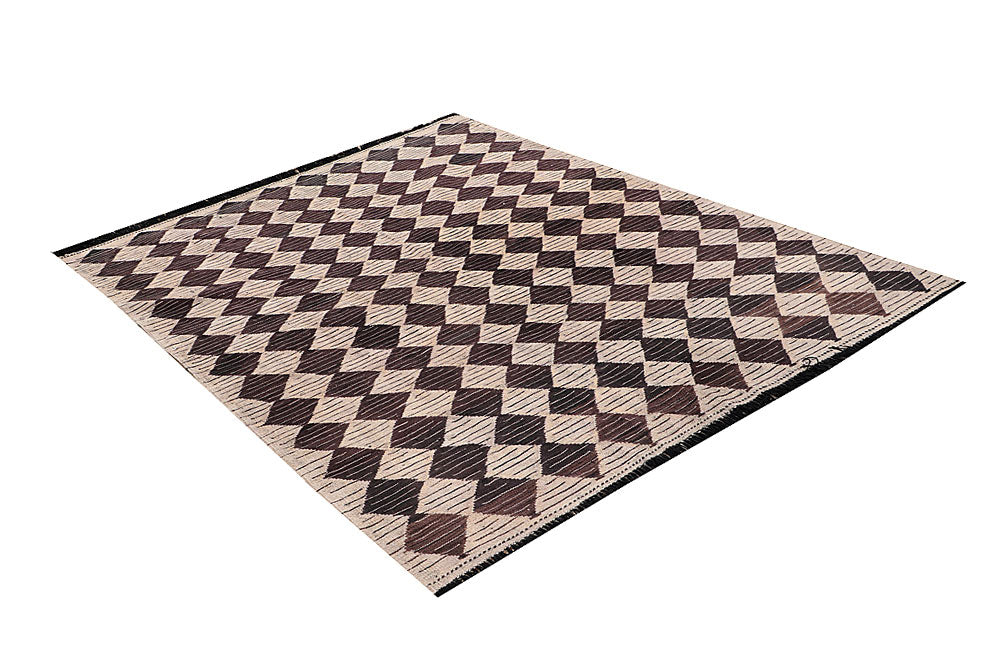 Multi Colored Kilim 4' 10 x 6' 5 - No. 66635 - ALRUG Rug Store