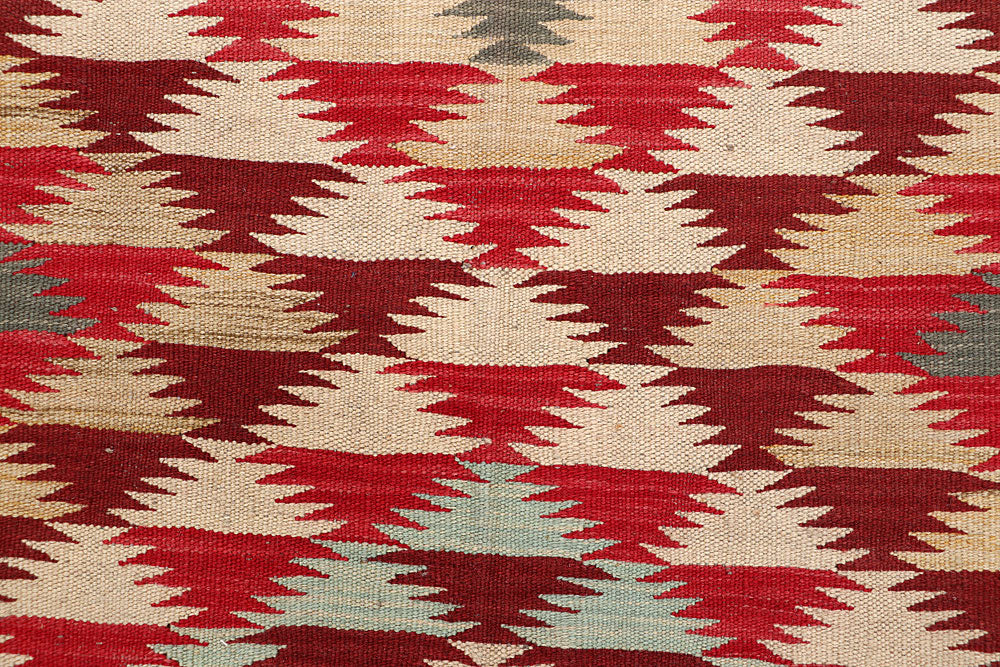 Multi Colored Kilim 4' 10 x 6' 6 - No. 66636 - ALRUG Rug Store