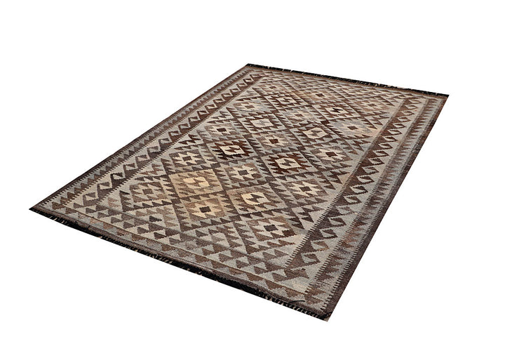 Multi Colored Kilim 4' 9 x 6' 8 - No. 66637 - ALRUG Rug Store