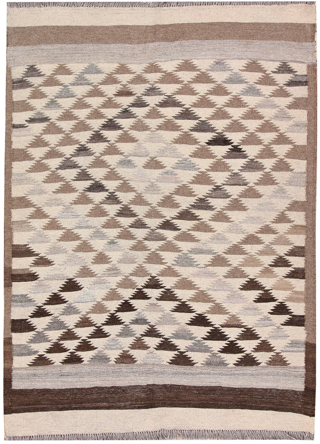 Multi Colored Kilim 4' 4 x 6' 3 - No. 66639 - ALRUG Rug Store