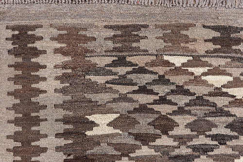 Multi Colored Kilim 4' 6 x 6' 4 - No. 66640 - ALRUG Rug Store