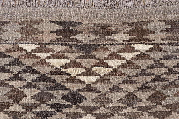 Multi Colored Kilim 4' 6 x 6' 4 - No. 66640 - ALRUG Rug Store