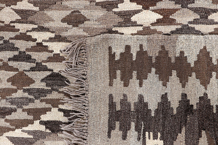 Multi Colored Kilim 4' 6 x 6' 4 - No. 66640 - ALRUG Rug Store