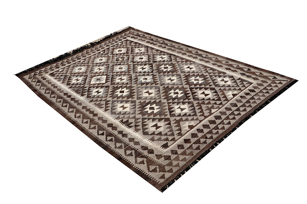 Multi Colored Kilim 4' 11 x 6' 7 - No. 66642 - ALRUG Rug Store