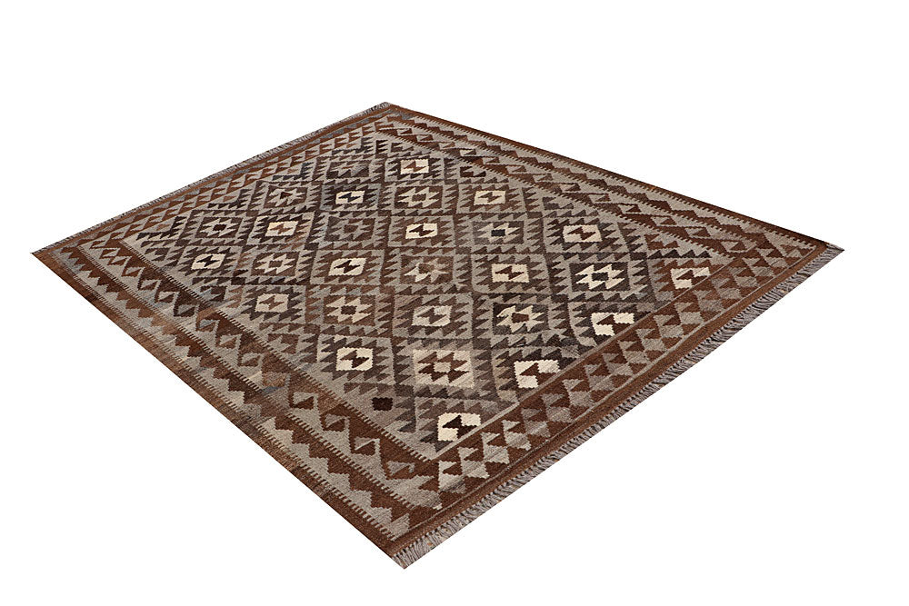 Multi Colored Kilim 4' 11 x 6' 4 - No. 66644 - ALRUG Rug Store