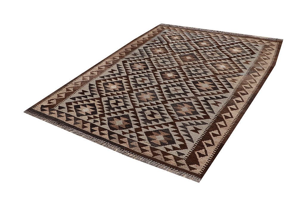 Multi Colored Kilim 4' 9 x 6' 7 - No. 66645 - ALRUG Rug Store