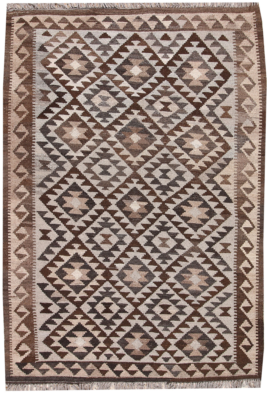 Multi Colored Kilim 4' 9 x 6' 7 - No. 66645 - ALRUG Rug Store
