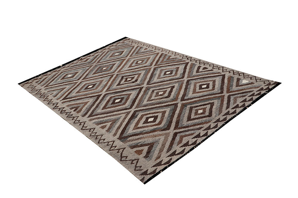 Multi Colored Kilim 4' 9 x 6' 8 - No. 66647 - ALRUG Rug Store