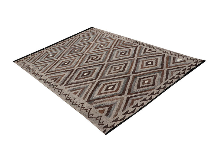 Multi Colored Kilim 4' 9 x 6' 8 - No. 66647 - ALRUG Rug Store