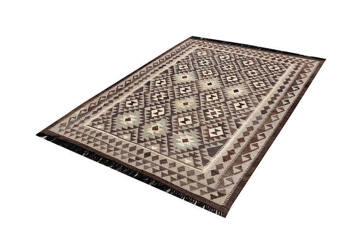 Multi Colored Kilim 4' 11 x 6' 8 - No. 66649 - ALRUG Rug Store