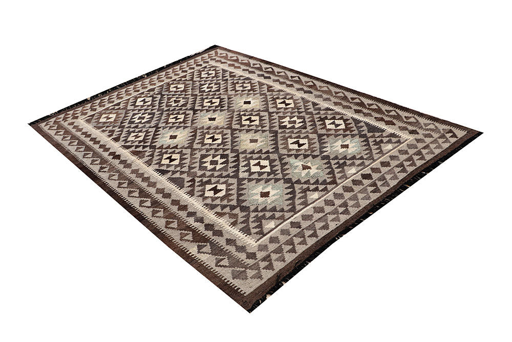 Multi Colored Kilim 4' 11 x 6' 8 - No. 66649 - ALRUG Rug Store