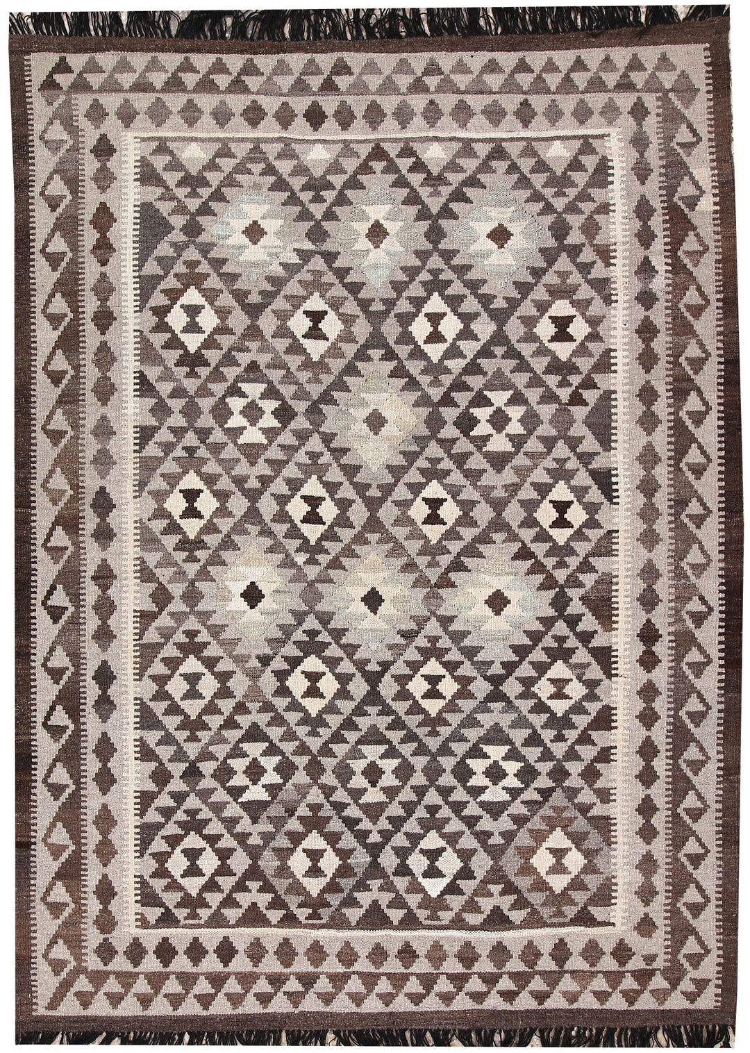 Multi Colored Kilim 4' 11 x 6' 8 - No. 66649 - ALRUG Rug Store