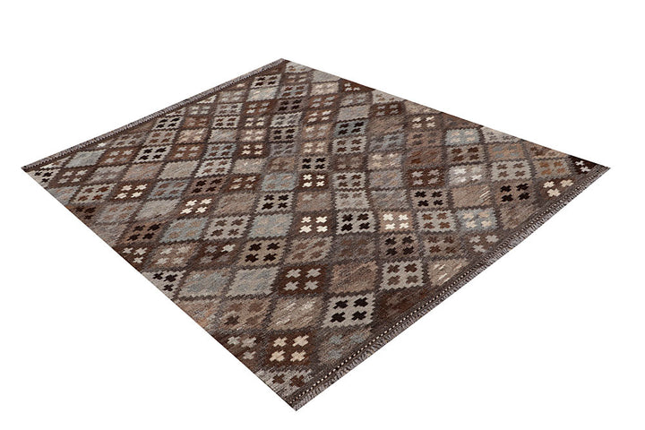 Multi Colored Kilim 4' 11 x 6' 3 - No. 66650 - ALRUG Rug Store