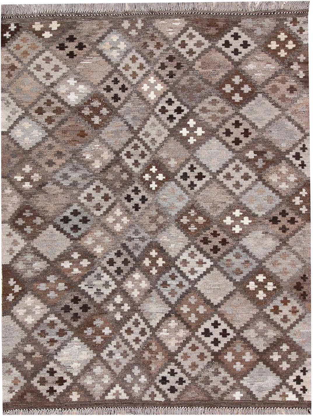 Multi Colored Kilim 4' 11 x 6' 3 - No. 66650 - ALRUG Rug Store