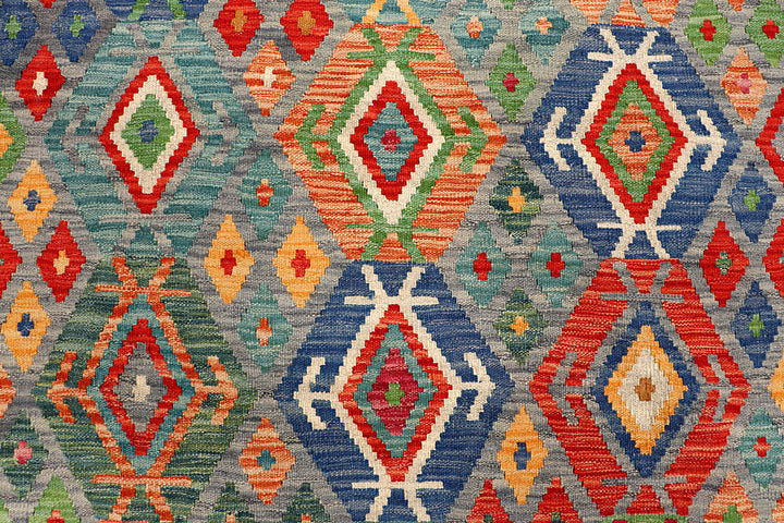 Multi Colored Kilim 5' 3 x 6' 5 - No. 66651 - ALRUG Rug Store