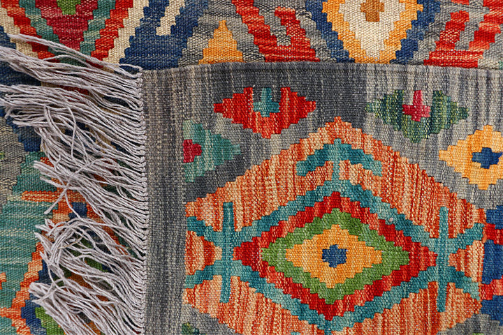 Multi Colored Kilim 5' 3 x 6' 5 - No. 66651 - ALRUG Rug Store
