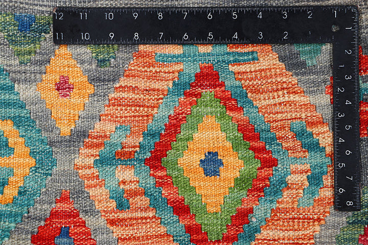 Multi Colored Kilim 5' 3 x 6' 5 - No. 66651 - ALRUG Rug Store