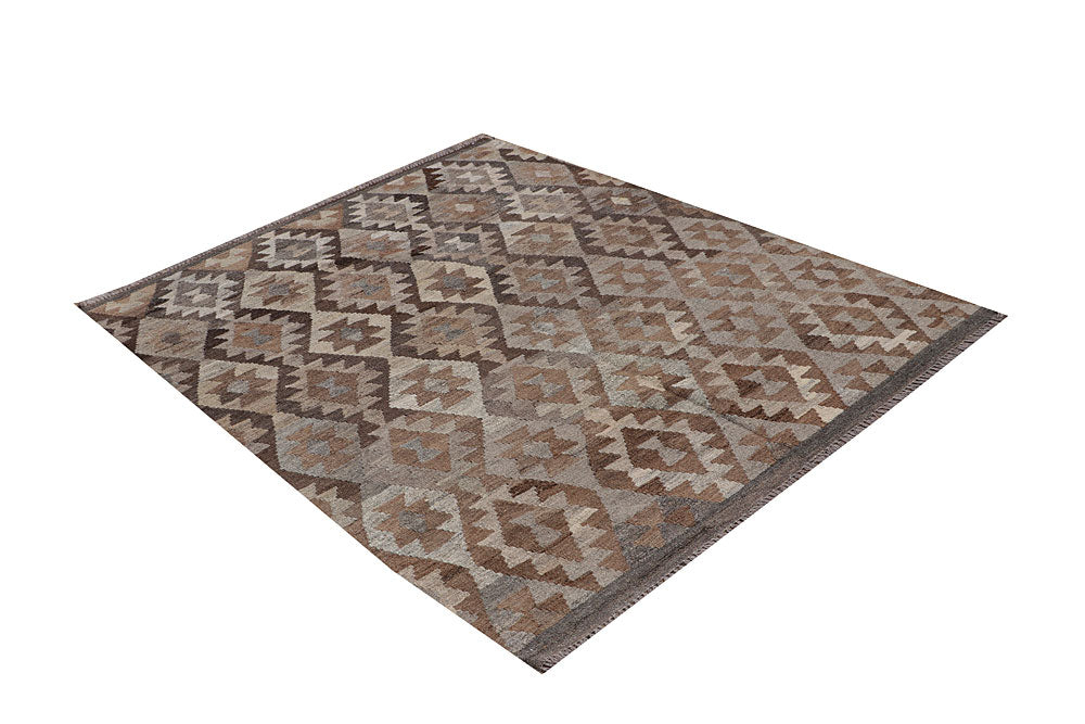 Multi Colored Kilim 4' 10 x 6' 2 - No. 66652 - ALRUG Rug Store