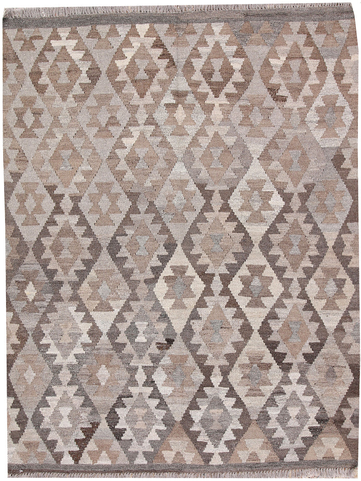 Multi Colored Kilim 4' 10 x 6' 2 - No. 66652 - ALRUG Rug Store