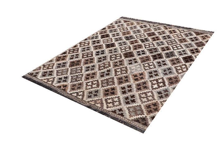 Multi Colored Kilim 4' 11 x 6' 8 - No. 66653 - ALRUG Rug Store