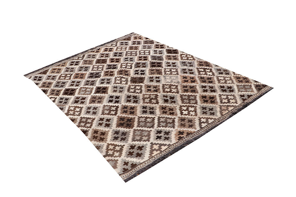 Multi Colored Kilim 4' 11 x 6' 8 - No. 66653 - ALRUG Rug Store