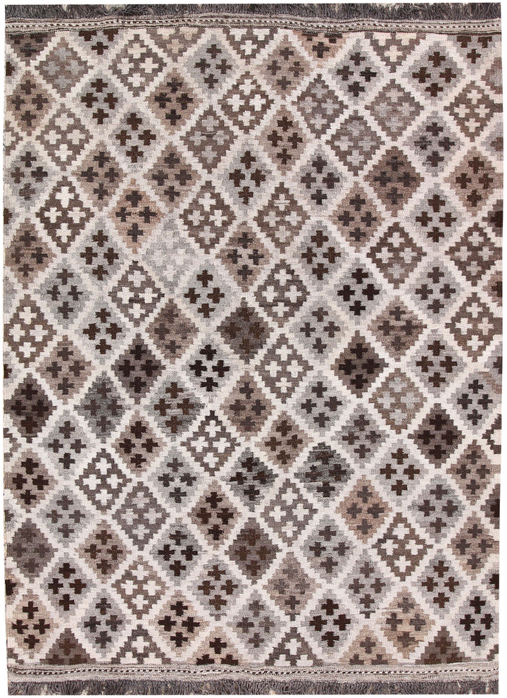 Multi Colored Kilim 4' 11 x 6' 8 - No. 66653 - ALRUG Rug Store