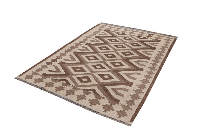 Multi Colored Kilim 4' 8 x 6' 5 - No. 66654 - ALRUG Rug Store