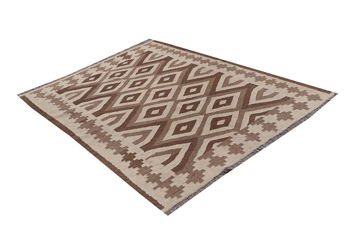 Multi Colored Kilim 4' 8 x 6' 5 - No. 66654 - ALRUG Rug Store