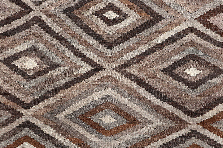 Multi Colored Kilim 4' 10 x 6' 3 - No. 66655 - ALRUG Rug Store