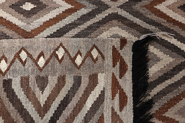 Multi Colored Kilim 4' 10 x 6' 3 - No. 66655 - ALRUG Rug Store