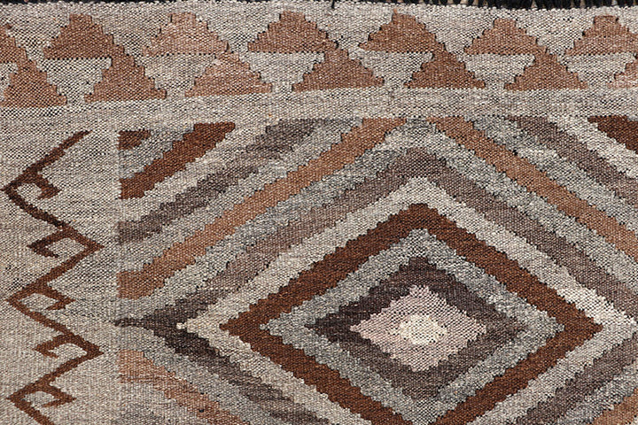 Multi Colored Kilim 4' 11 x 6' 5 - No. 66656 - ALRUG Rug Store