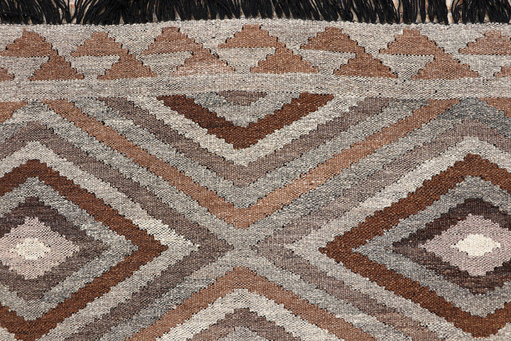 Multi Colored Kilim 4' 11 x 6' 5 - No. 66656 - ALRUG Rug Store