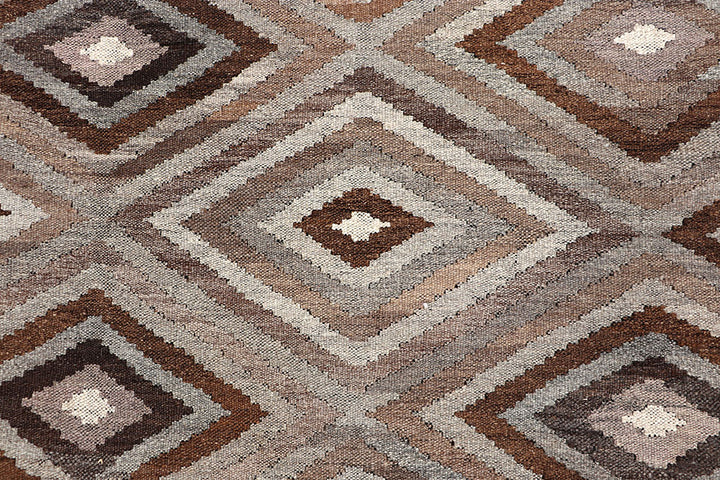 Multi Colored Kilim 4' 11 x 6' 5 - No. 66656 - ALRUG Rug Store