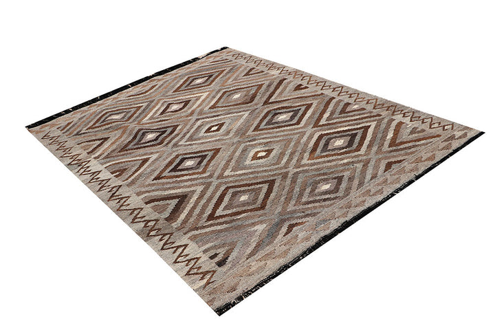 Multi Colored Kilim 4' 11 x 6' 5 - No. 66656 - ALRUG Rug Store