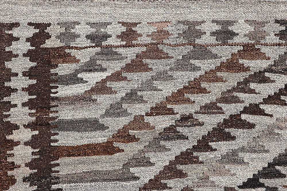 Multi Colored Kilim 4' 6 x 6' 3 - No. 66657 - ALRUG Rug Store